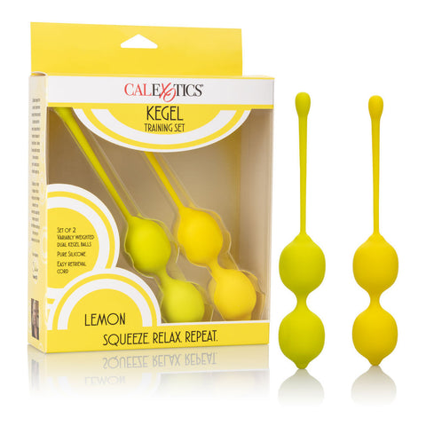 Lemon Kegel Training Set with 2 Weighted Pelvic Exercisers BULLETS