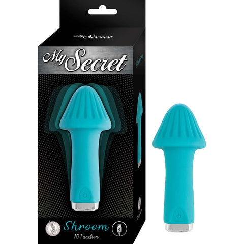 My Secret Shroom (Aqua) – Rechargeable Vibrator Vibrators