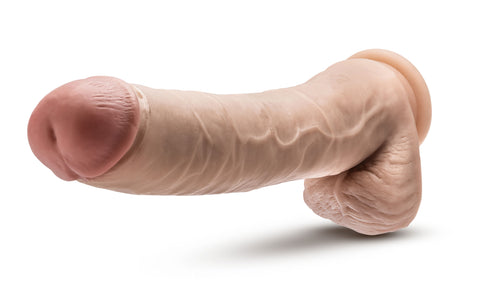Dr. Michael 14 Inch Beige Realistic Dildo with Suction Base Dongs Realistic