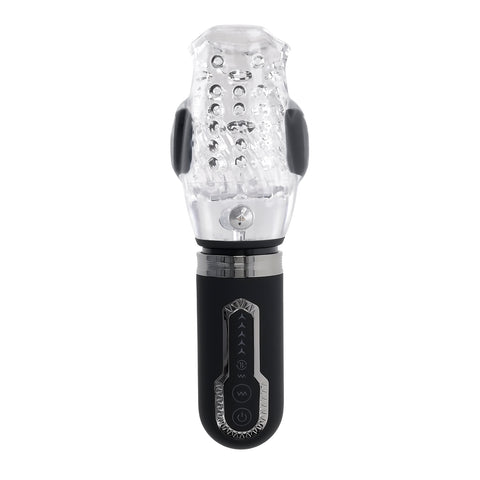 Thrill Ride Vibrating Male Stroker with Thrusting and Spinning Strokers - Auto
