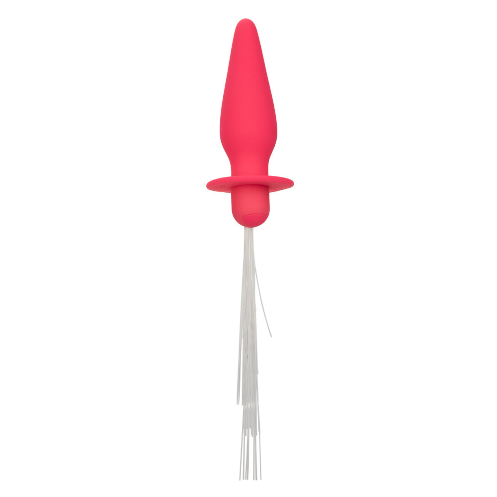 Southern Lights Vibrating Light Up Anal Probe Pink Silicone 10-Function USB Rechargeable 40-Minute Playtime Butt Plugs - Vibrating