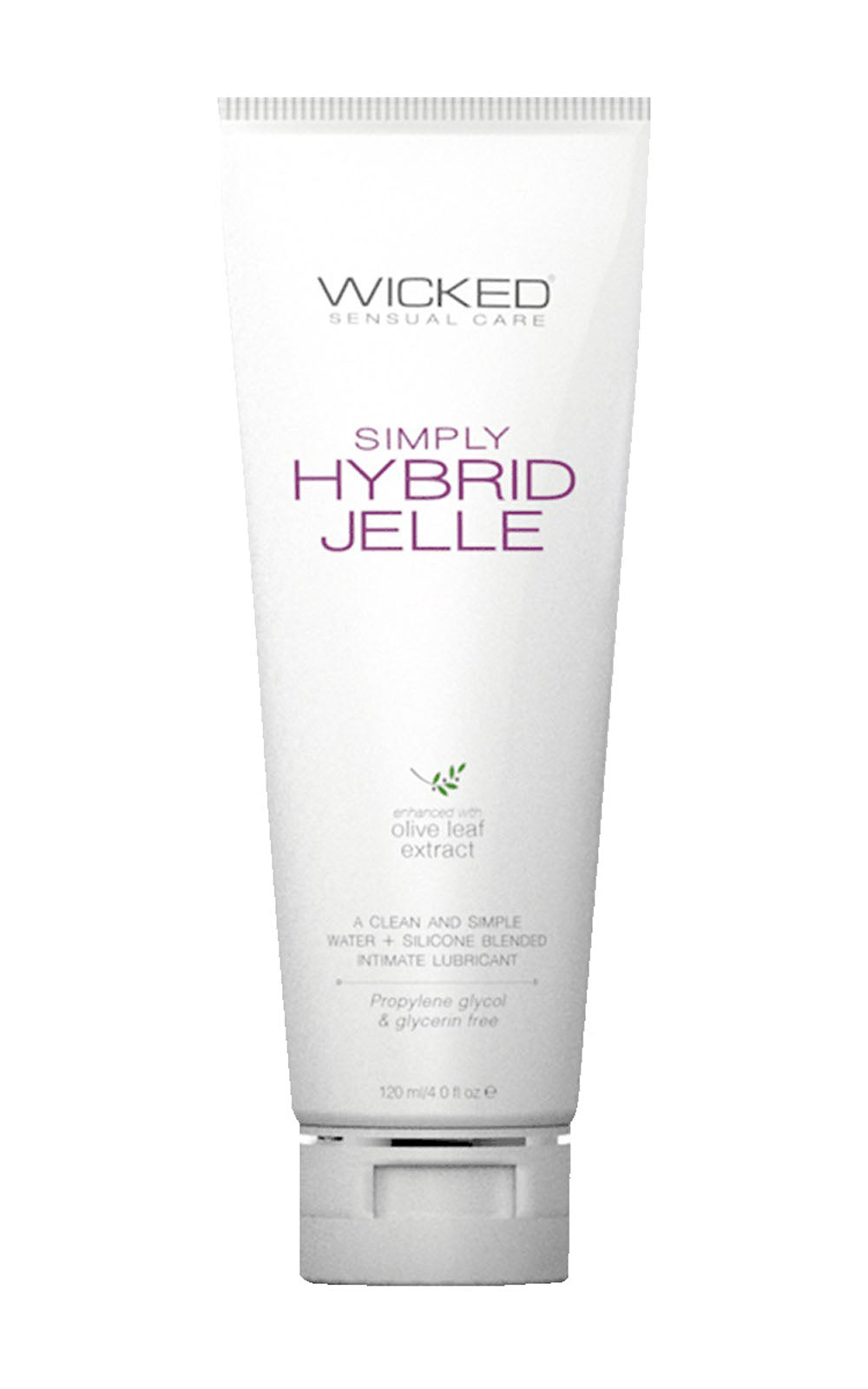 Wicked Simply Hybrid Jelle 120 ml - Premium Anal Lubricant White Anal Lubricant