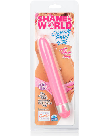 Shanes World Sorority Party Vibe Green Multi-Speed Vibrator Vibrators