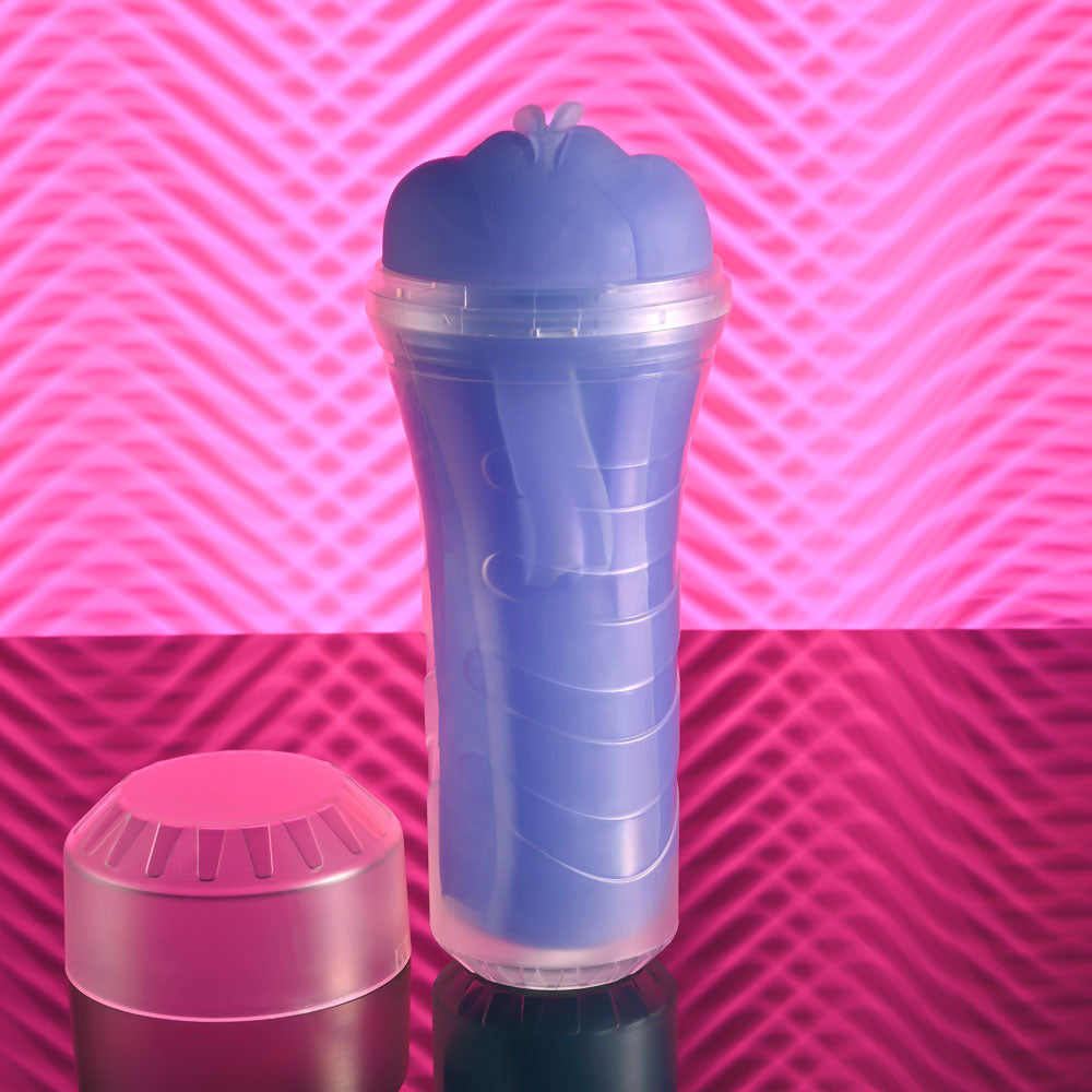 Zero Tolerance Glow in the Dark Purple Vagina Stroker Strokers - Manual