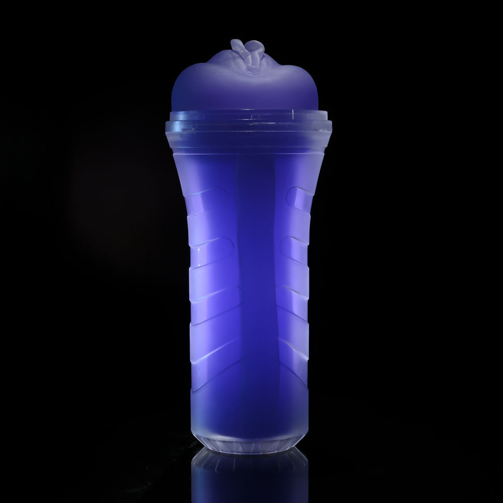 Zero Tolerance Glow in the Dark Purple Vagina Stroker Strokers - Manual