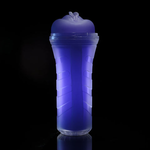 Zero Tolerance Glow in the Dark Purple Vagina Stroker Strokers - Manual