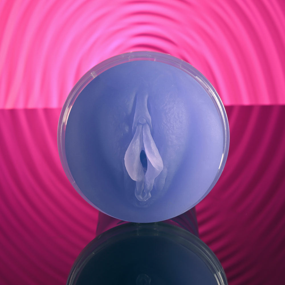 Zero Tolerance Glow in the Dark Purple Vagina Stroker Strokers - Manual
