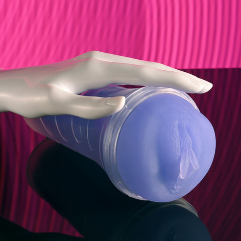 Zero Tolerance Glow in the Dark Purple Vagina Stroker Strokers - Manual