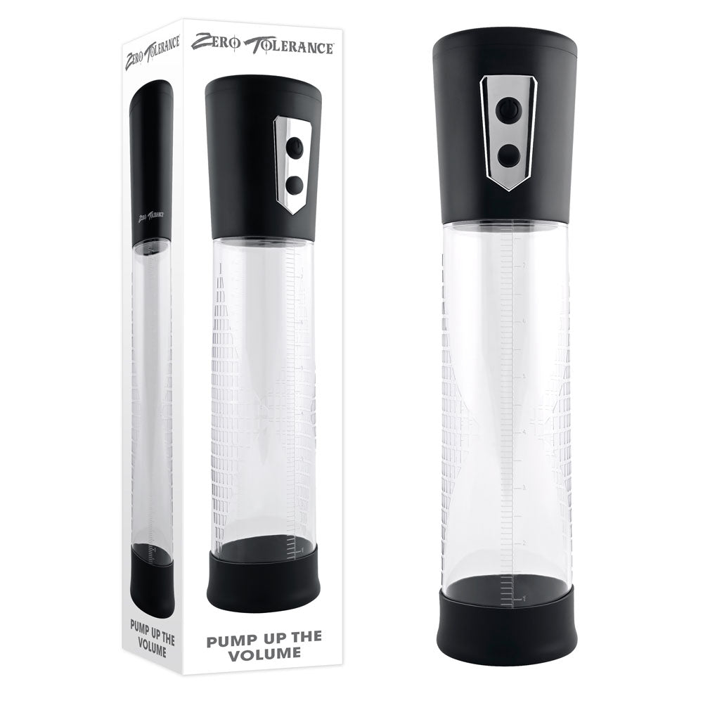 Zero Tolerance Pump Up The Volume Penis Pump Black PUMPS Male Electric