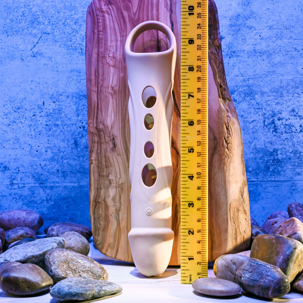 Zero Tolerance Big Boy Extender Light 8 Inch Insertable Penis Extender with Remote Control STIMULATORS
