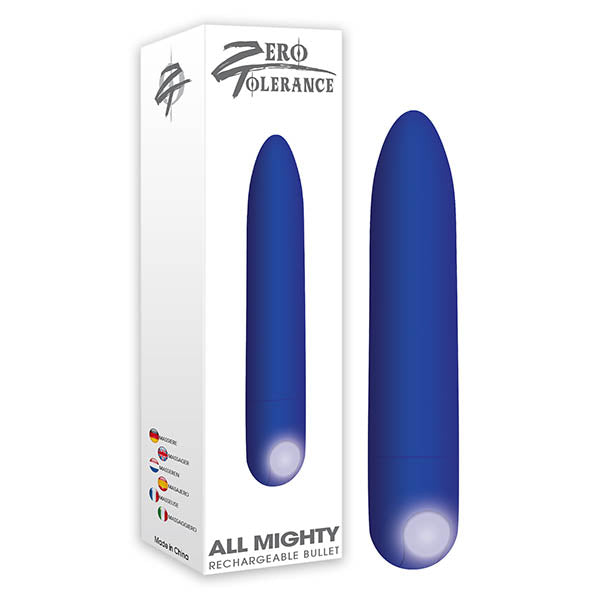 Zero Tolerance All Mighty Bullet 9.1 cm USB Rechargeable Purple Blue BULLETS