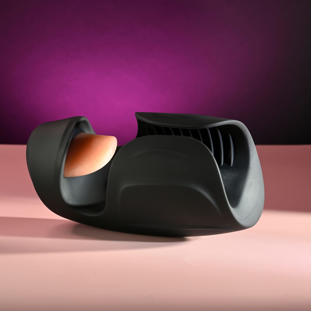 Zero Tolerance Lick The Tip Triple Function Stroker > Sex Toys For Men > Masturbators > Vibrating