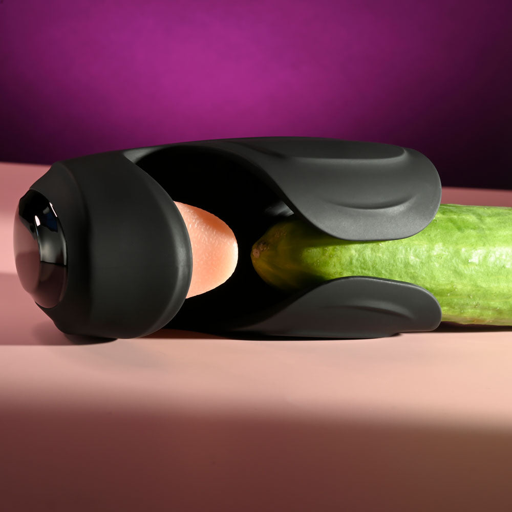 Zero Tolerance Lick The Tip Triple Function Stroker > Sex Toys For Men > Masturbators > Vibrating