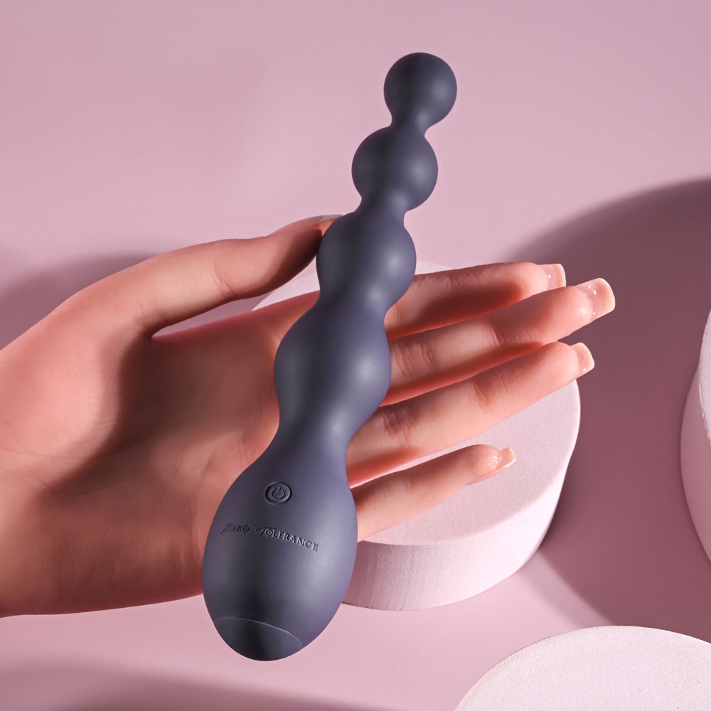 Zero Tolerance RUMPY BUMPY 17.5 cm USB Vibrating Anal Beads > Anal Range > Anal Beads