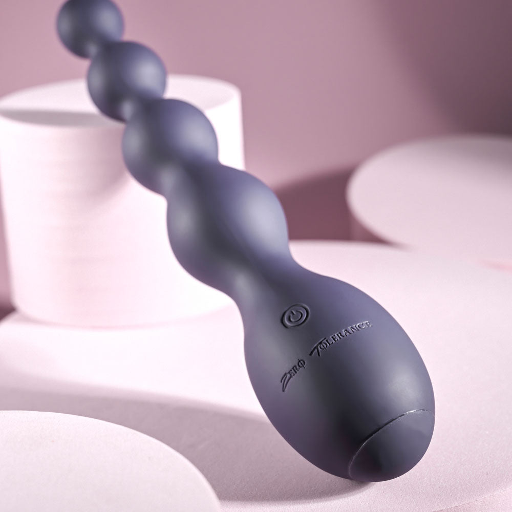 Zero Tolerance RUMPY BUMPY 17.5 cm USB Vibrating Anal Beads > Anal Range > Anal Beads