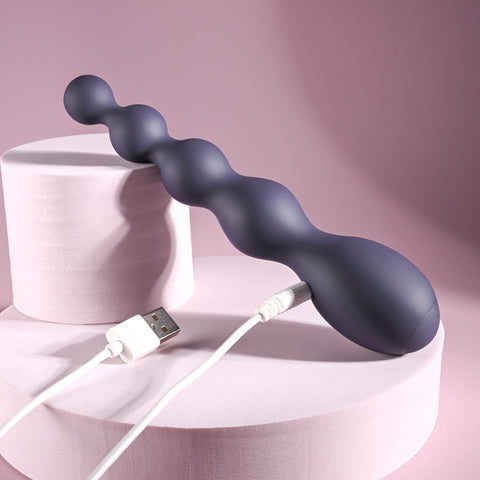 Zero Tolerance RUMPY BUMPY 17.5 cm USB Vibrating Anal Beads > Anal Range > Anal Beads