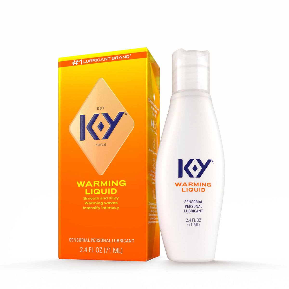KY Warming Liquid Lubricant 2.5 Oz Water-Based Intimacy Gel > Lube > Water Based