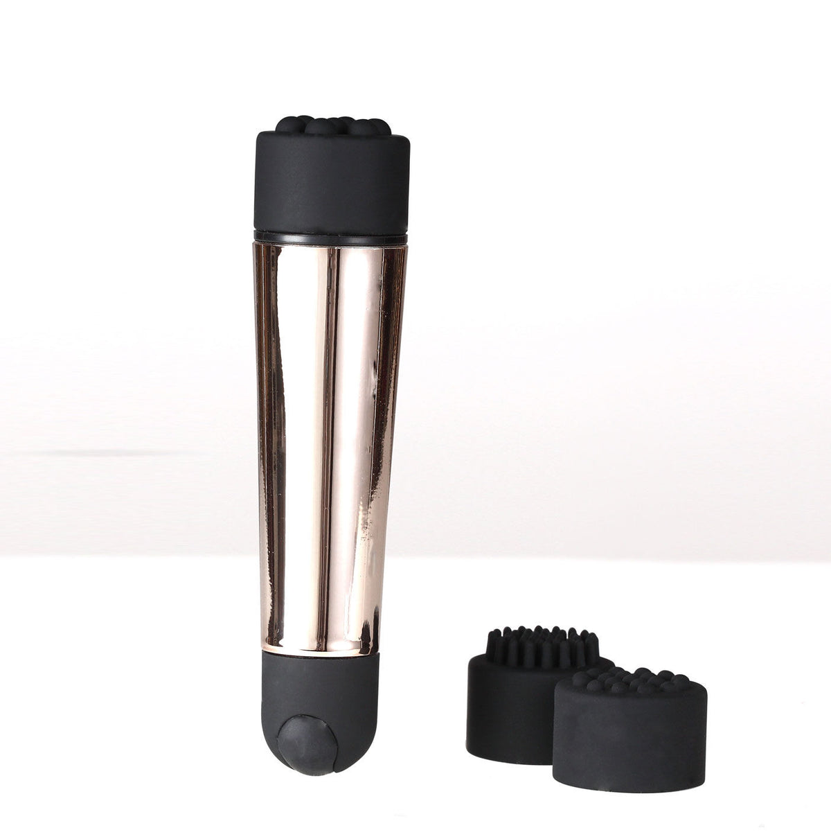 Rechargeable Pocket Plus Rose Gold Mini Vibrator With Tips Default Title BULLETS