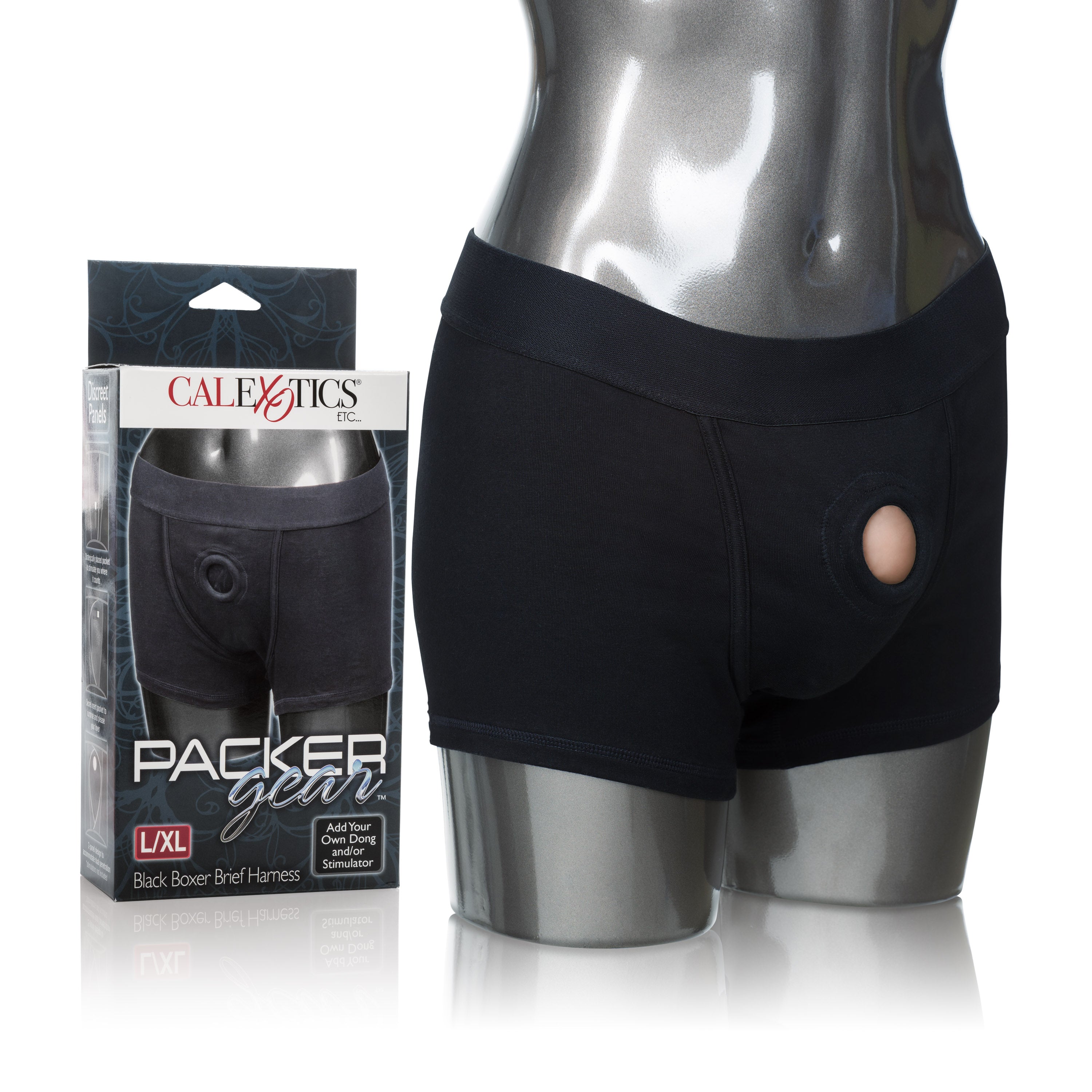 Packer Gear Boxer Harness Black Large to Xtra Large Bodyforms