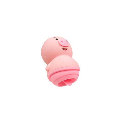 Pigly Pink Clitoral Stimulator Tongue-Shaped Rechargeable Toy Clit Stimulators