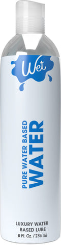 Wet Water Luxury Water-Based Lubricant 1 Oz Adult Intimacy Water Based Lube