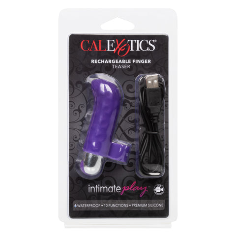 Intimate Play Purple Rechargeable Finger Teaser Finger Stimulator