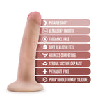 Dr. Skin Dr. Lucas – 14cm Realistic Silicone Dildo with Suction Cup > Dildos > Slim Dildos