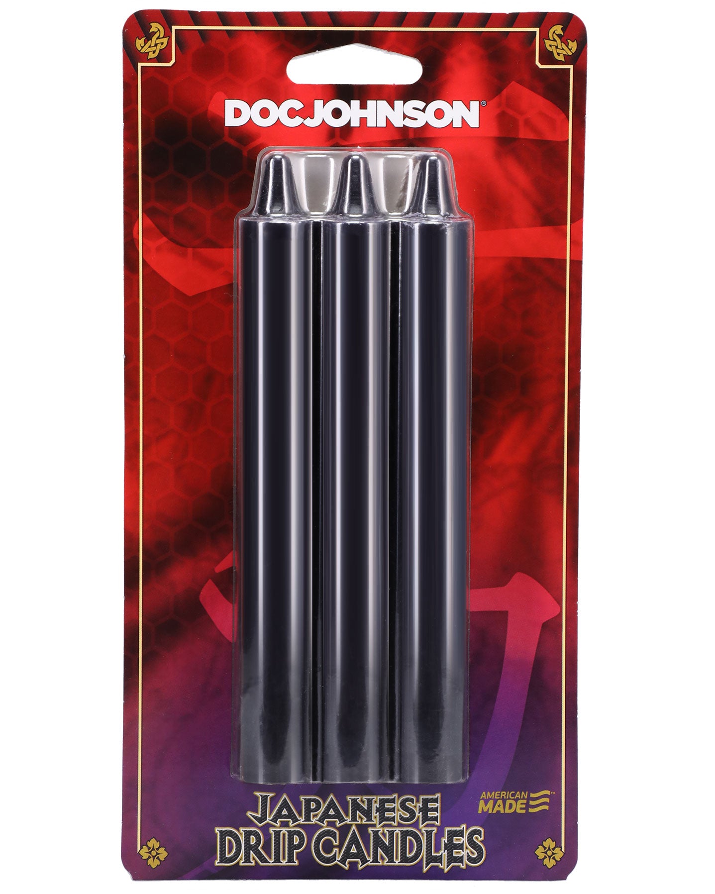 Japanese Drip Candles Black 3 Pack for Sensation Play Drip Candles