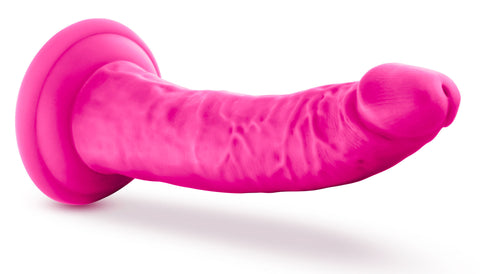 Au Naturel Bold Jack 7 Inch Pink Realistic Bendable Dildo DONGS