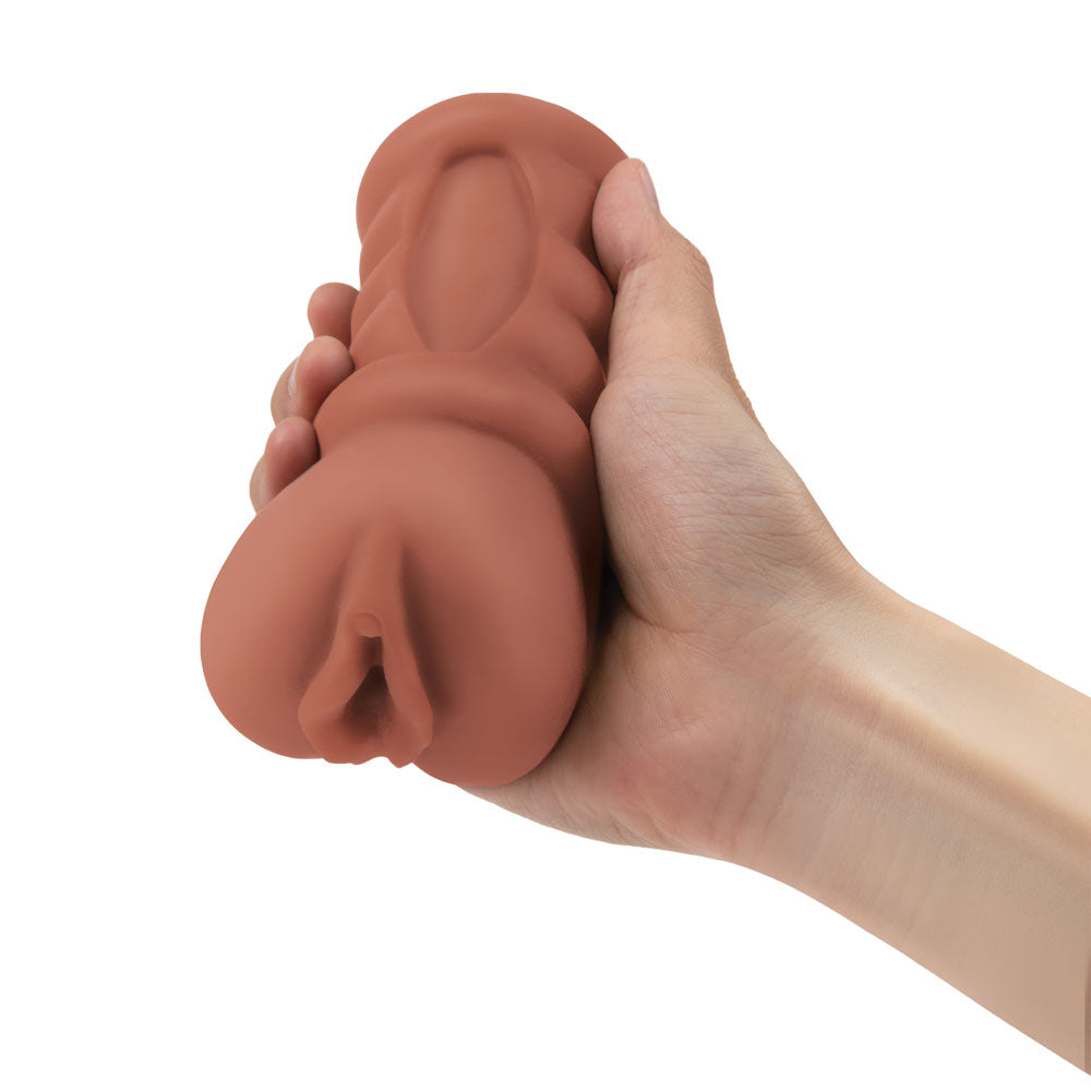 Zolo Latina Stroker Medium Size Tan Skin-Like Texture Male Masturbator > Sex Toys For Men > Masturbators > Manual