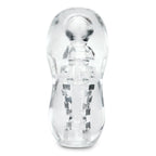 Zolo Gripz Spinner (Clear) – Squeezable Stroker > Sex Toys For Men > Masturbators Cup