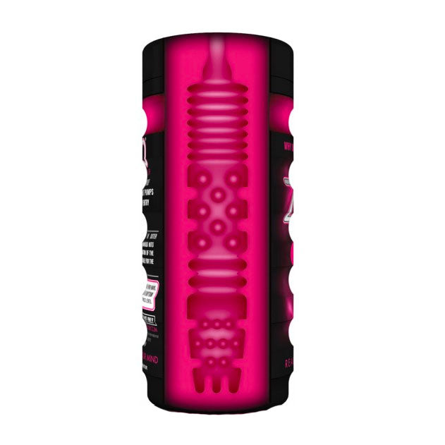 Zolo Girlfriend Masturbator Cup Cerise Ergonomic Design Strokers - Manual