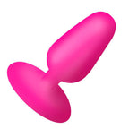 Flexible Vibrating Silicone 3.1" Butt Plug (Pink / Purple) – Premium Flexible Neck Butt Plug > Anal Range > Butt Plugs