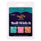 Naughty Bits Roll With It Icon Based Sex Dice Game Set with 3 Colorful Acrylic Dice > Novelties > Games