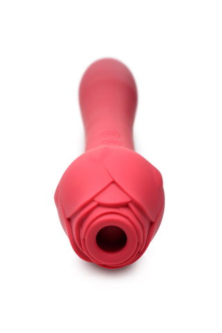 Bloomgasm Sweet Heart Rose Suction and Vibrator Toy Pink Rose Stimulators