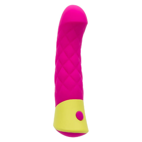 Rave Quilted G Silicone Vibrator Pink Waterproof Massager