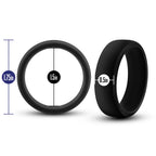 Performance Silicone Go Pro (Black) – Comfort Silicone Cock Ring 1.5 Inch Diameter > Cock Ring > Single