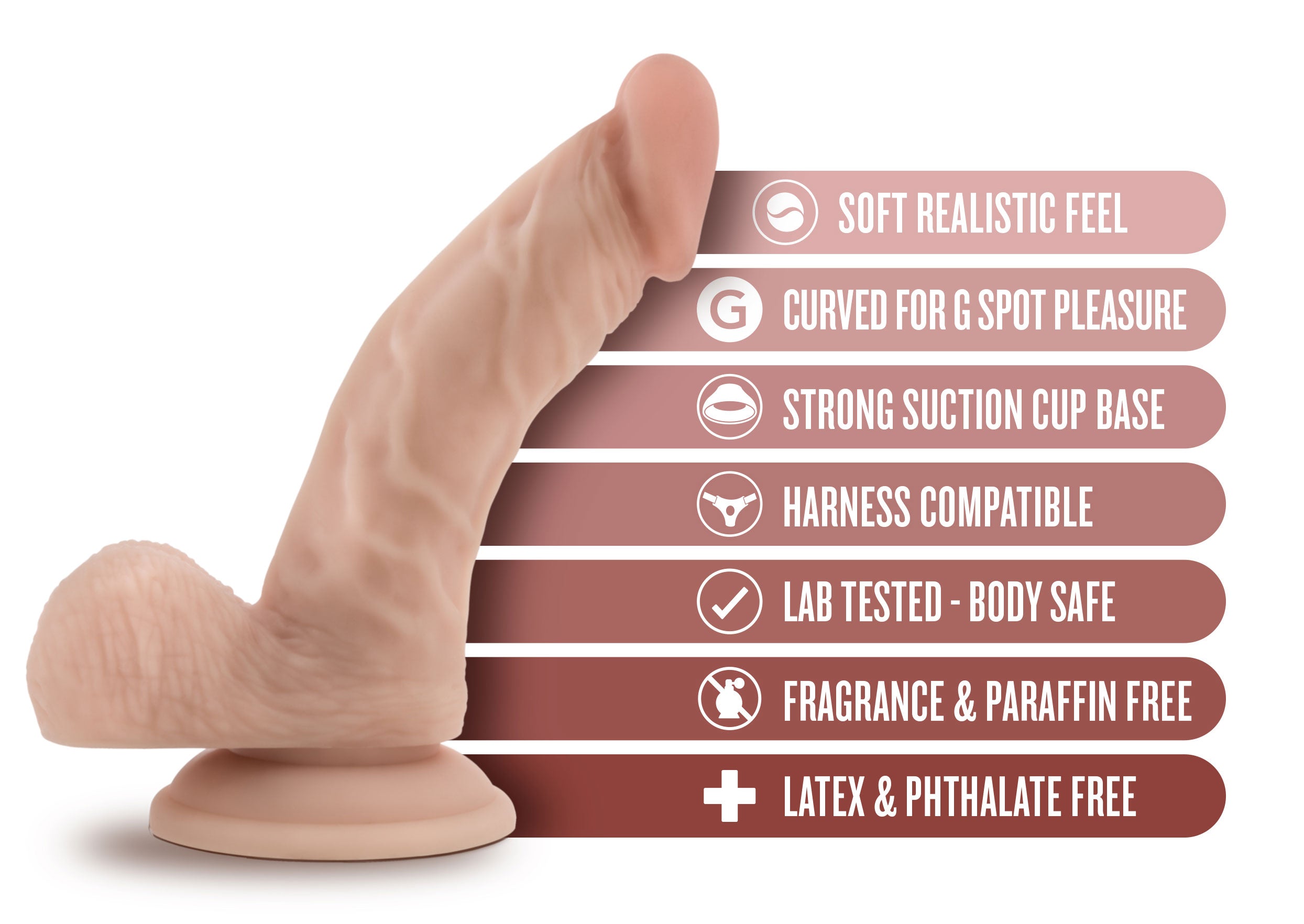 Dr. Skin Dr. Stephen Beige – Realistic Suction Dildo With Balls Dildos & Dongs