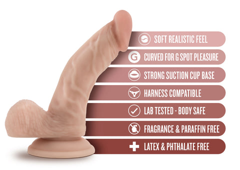 Dr. Skin Dr. Stephen Beige – Realistic Suction Dildo With Balls Dildos & Dongs