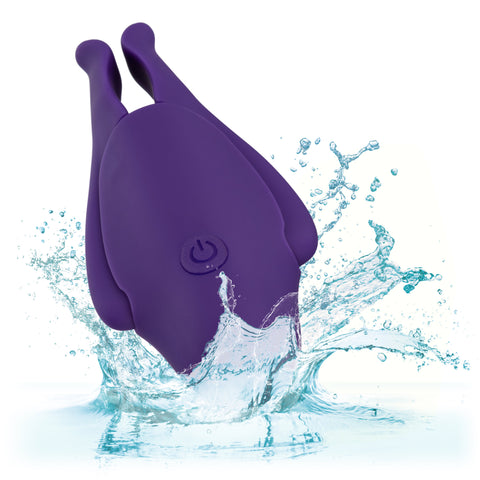 Nipple Play Rechargeable Nipplettes in Purple Vibrating Stimulators Nipple Stimulators
