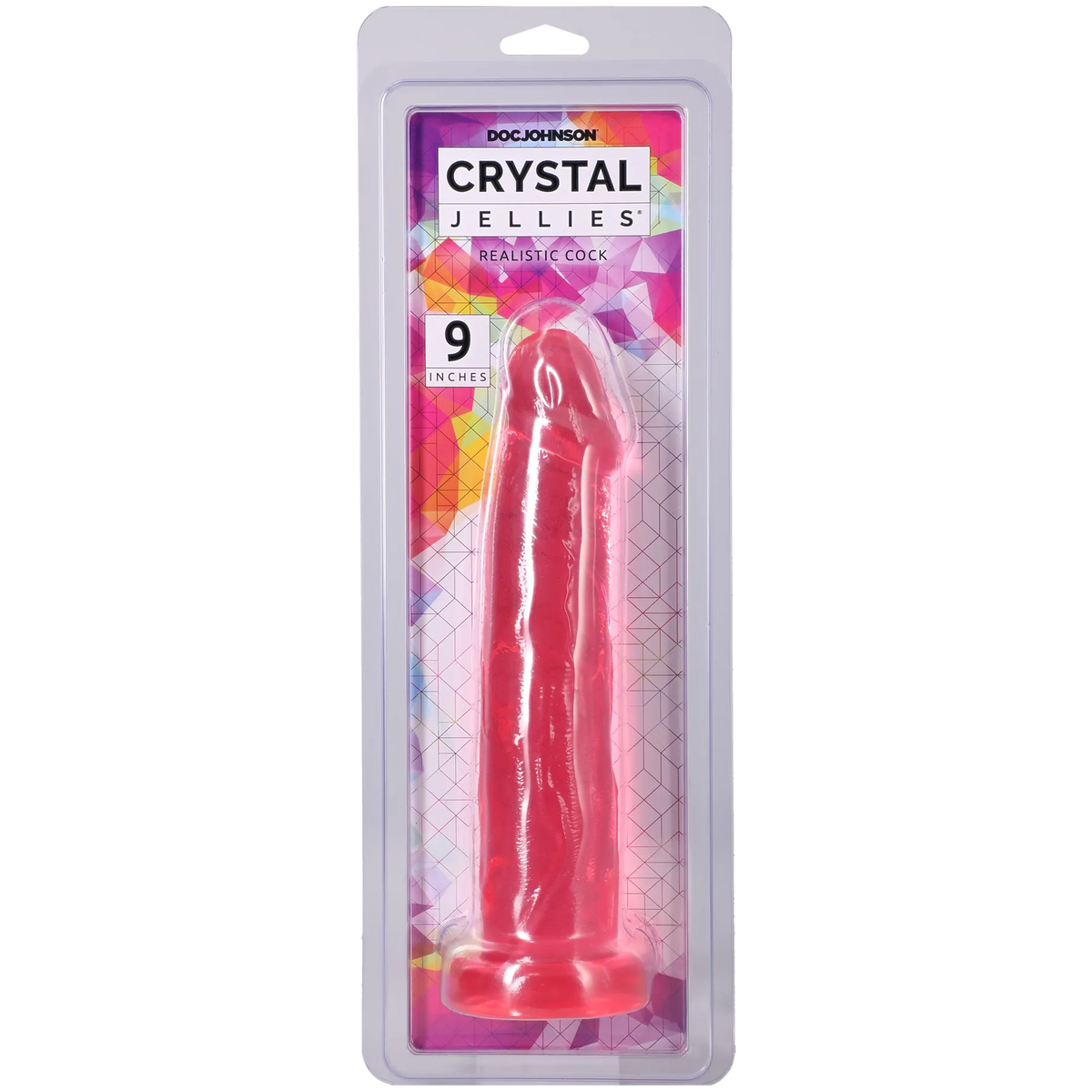 Crystal Jellies Realistic Cock 9 Inch Suction Cup Penis Toy > Dildos > Realistic Dildos