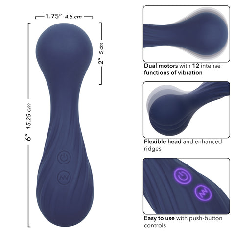 Charisma Temptation Blue Wireless Silicone Clitoral Vibrator STIMULATORS