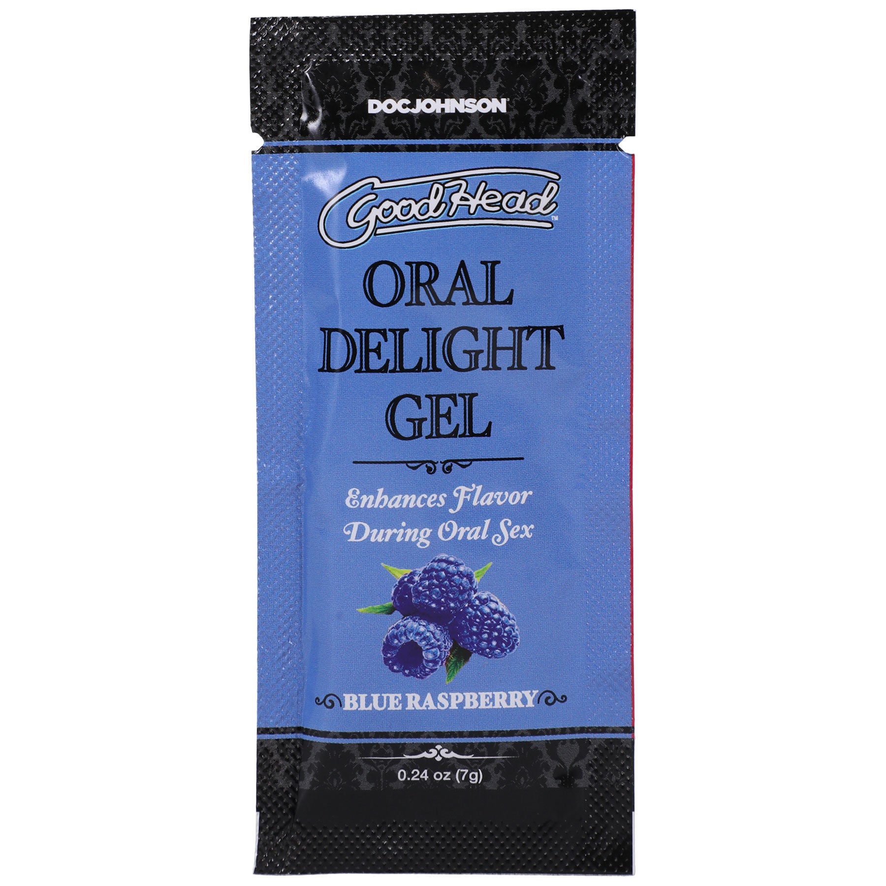 Goodhead Blue Raspberry Oral Delight Gel Single Use 0.24 oz Default Title Oral Gels & Sprays