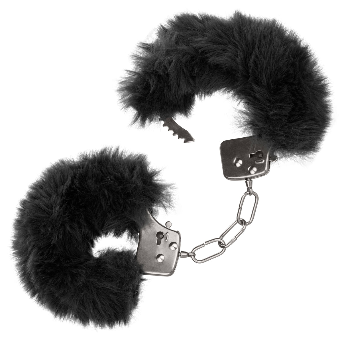 Ultra Fluffy Black Furry Bondage Cuffs > Bondage Gear > Handcuffs