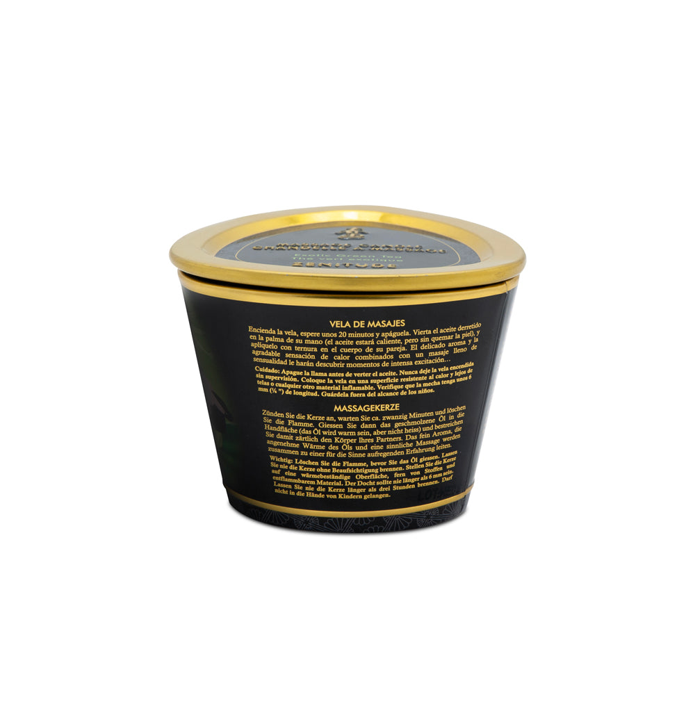 Shunga Aphrodisia Rose Massage Candle 5.7 Ounce Tin Massage Candles