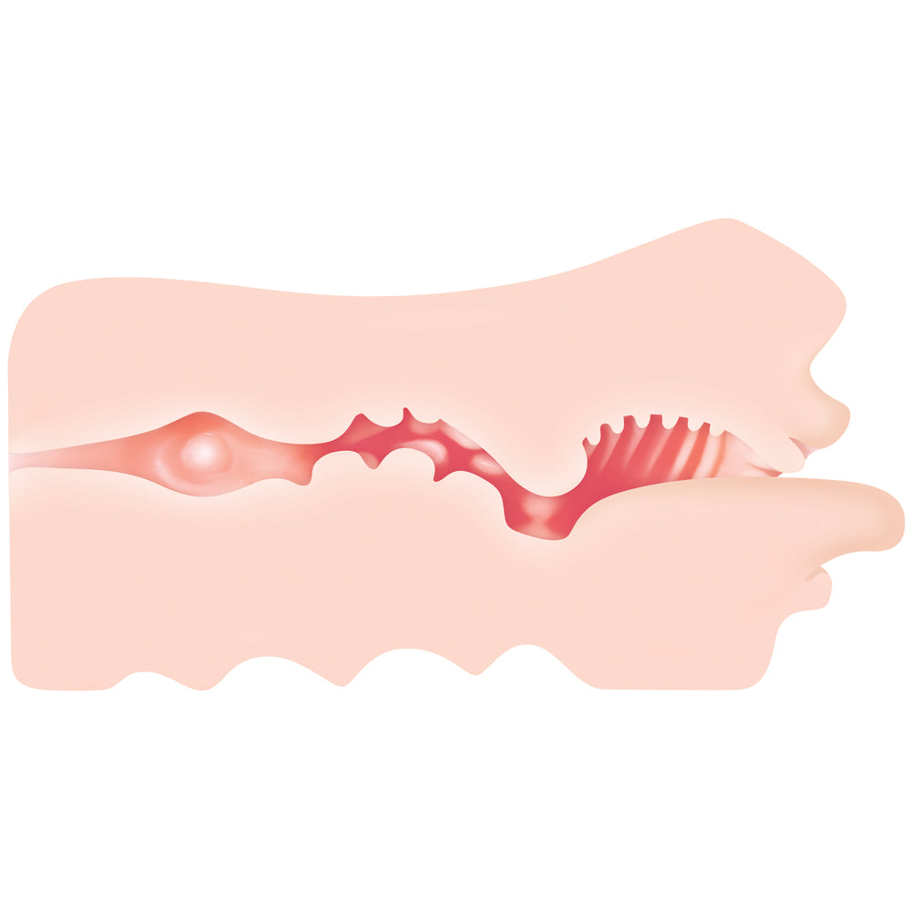 Zero Tolerance Real Mouth Masturbator Stroker 6.5 Inch Strokers - Manual