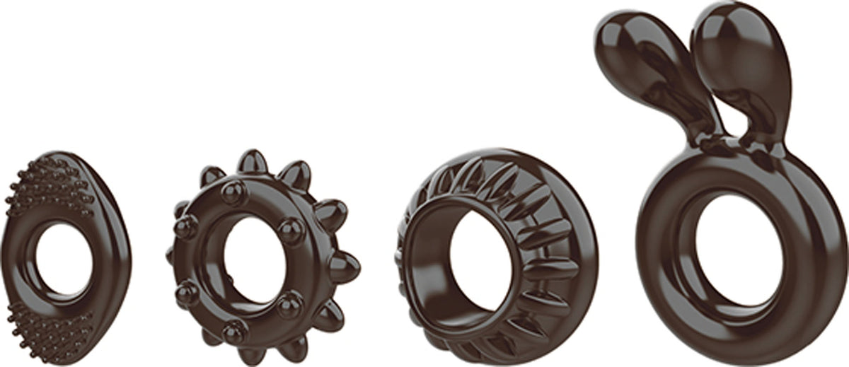 Zero Tolerance Ring My Bell Cock Rings Set of Four > Cock Ring > Sets