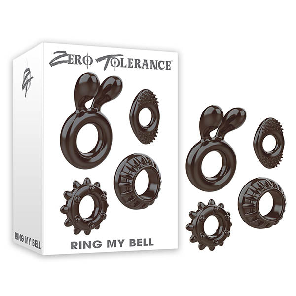 Zero Tolerance Ring My Bell Cock Rings Set of Four > Cock Ring > Sets