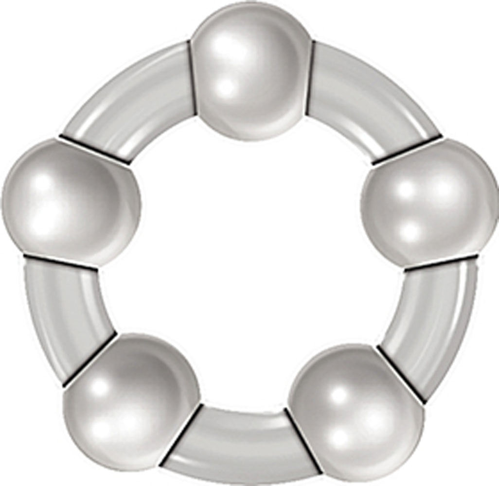 Zero Tolerance Three Amigos Clear Cock Rings Set of Three Clear COCK RING Set