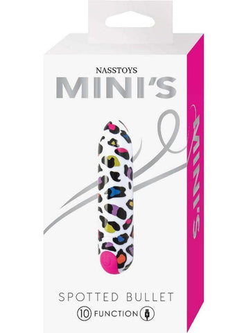 Nasstoys Minis Spotted Bullet (White) – Compact Vibrator > Vibrators > Mini Vibrators
